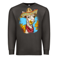 Smoke Sombrero Llama Premium Sweatshirt - RanaPortraitStore