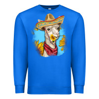 True Royal Sombrero Llama Premium Sweatshirt - RanaPortraitStore