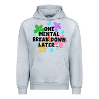 Heather Grey one mental break down later Urban Hoodie - JahusDesignShop