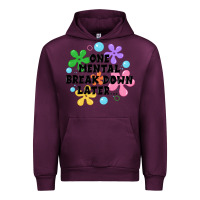 Mauve Wine one mental break down later Urban Hoodie - JahusDesignShop