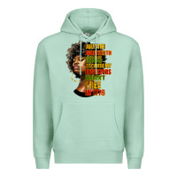 Seafoam juneteenth 1885 because my ancestors weren't free in 1776 black woman Premium Hoodie - HRA Design Shop