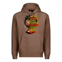 Chestnut juneteenth 1885 because my ancestors weren't free in 1776 black woman Premium Hoodie - HRA Design Shop