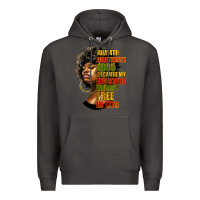 Smoke juneteenth 1885 because my ancestors weren't free in 1776 black woman Premium Hoodie - HRA Design Shop
