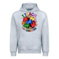 Heather Grey i teach au some kids Urban Hoodie - JahusDesignShop