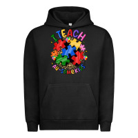 Pigment Black i teach au some kids Urban Hoodie - JahusDesignShop