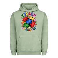 Pigment Oil Green i teach au some kids Urban Hoodie - JahusDesignShop