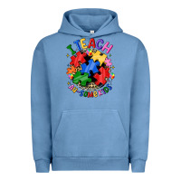 Pigment Pebble Blue i teach au some kids Urban Hoodie - JahusDesignShop