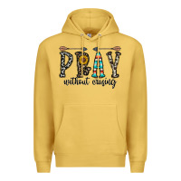 Antique Gold pray whithout crasing Premium Hoodie - CowhideDigitalArt