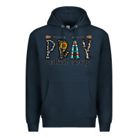 Navy pray whithout crasing Premium Hoodie - CowhideDigitalArt