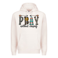 Pale Pink pray whithout crasing Premium Hoodie - CowhideDigitalArt