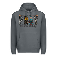 Rock pray whithout crasing Premium Hoodie - CowhideDigitalArt