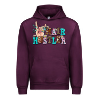Mauve Wine hair hustler Urban Hoodie - AdoDesignShop