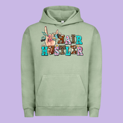 Hair Hustler Urban Hoodie Designed By Adodesignshop