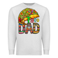 Oatmeal Heather taco dad Premium Sweatshirt - RanaPortraitStore