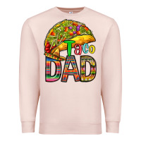 Pale Pink taco dad Premium Sweatshirt - RanaPortraitStore