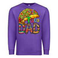 Purple taco dad Premium Sweatshirt - RanaPortraitStore