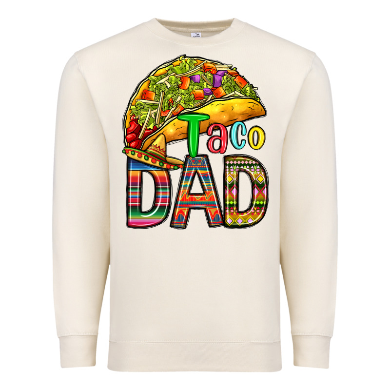 Taco Dad Premium Sweatshirt by RanaPortraitStore | Teevron