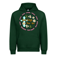 Forest Green god says you are Urban Hoodie - JahusDesignShop
