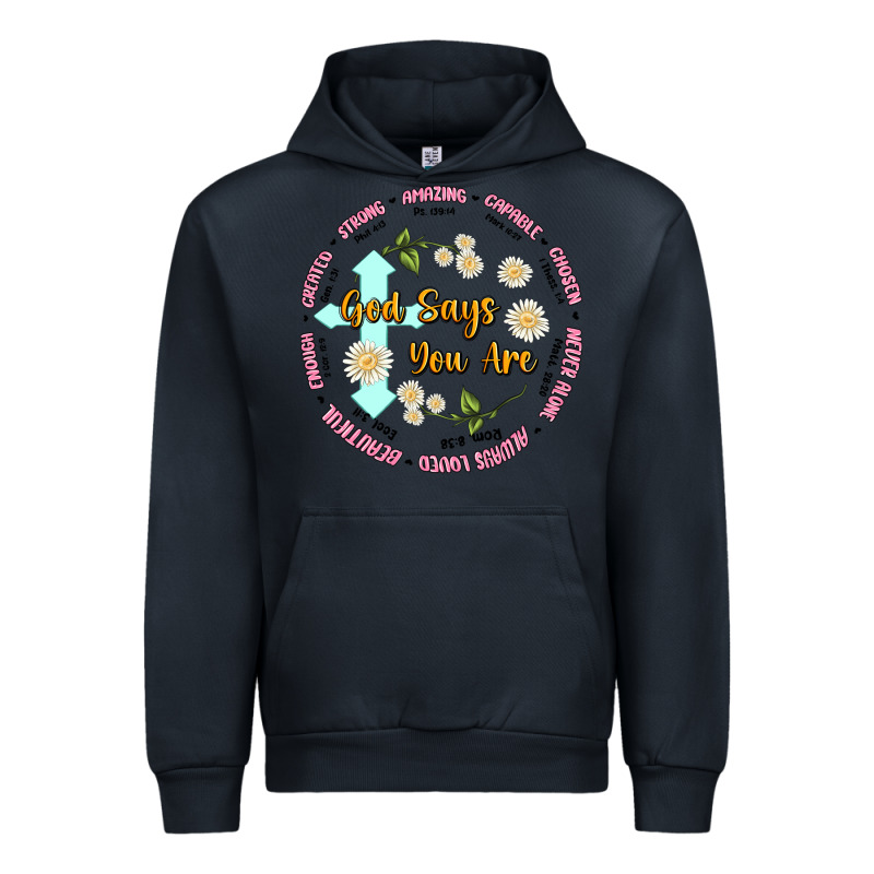 God Says You Are Urban Hoodie by JahusDesignShop | Teevron
