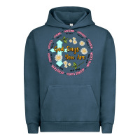 Pigment Midnight Navy god says you are Urban Hoodie - JahusDesignShop