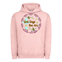 Pigment Salmon god says you are Urban Hoodie - JahusDesignShop