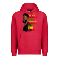 Cardinal juneteenth 1885 because my ancestors weren't free in 1776 black man Premium Hoodie - HRA Design Shop