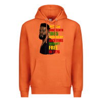 Carrot juneteenth 1885 because my ancestors weren't free in 1776 black man Premium Hoodie - HRA Design Shop
