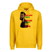 Lemon juneteenth 1885 because my ancestors weren't free in 1776 black man Premium Hoodie - HRA Design Shop