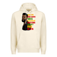 Tofu juneteenth 1885 because my ancestors weren't free in 1776 black man Premium Hoodie - HRA Design Shop