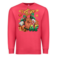 Cardinal festive af christmas black man sneakers Premium Sweatshirt - RanaPortraitStore