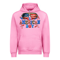 Fuchsia Pink all american boy Urban Hoodie - AdoDesignShop