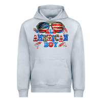 Heather Grey all american boy Urban Hoodie - AdoDesignShop