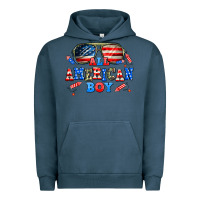 Pigment Midnight Navy all american boy Urban Hoodie - AdoDesignShop