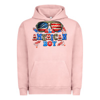 Pigment Salmon all american boy Urban Hoodie - AdoDesignShop