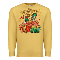 Antique Gold festive af christmas black kid sneakers Premium Sweatshirt - RanaPortraitStore