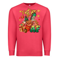 Cardinal festive af christmas black kid sneakers Premium Sweatshirt - RanaPortraitStore