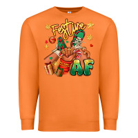 Carrot festive af christmas black kid sneakers Premium Sweatshirt - RanaPortraitStore