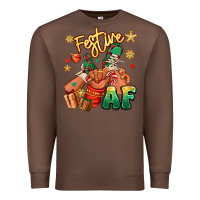 Chestnut festive af christmas black kid sneakers Premium Sweatshirt - RanaPortraitStore