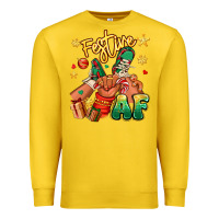 Lemon festive af christmas black kid sneakers Premium Sweatshirt - RanaPortraitStore