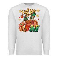 Oatmeal Heather festive af christmas black kid sneakers Premium Sweatshirt - RanaPortraitStore