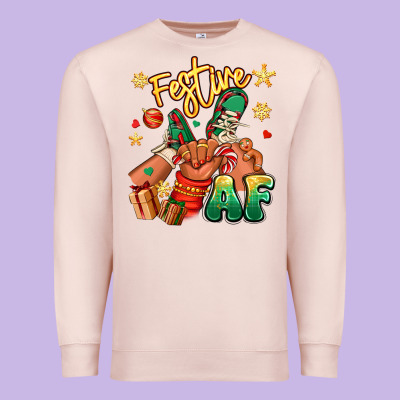 Premium Sweatshirt festive af christmas black kid sneakers