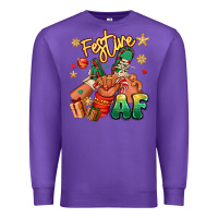 Purple festive af christmas black kid sneakers Premium Sweatshirt - RanaPortraitStore