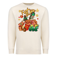 Sandshell festive af christmas black kid sneakers Premium Sweatshirt - RanaPortraitStore