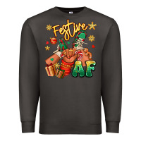Smoke festive af christmas black kid sneakers Premium Sweatshirt - RanaPortraitStore