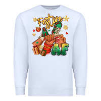 White festive af christmas black kid sneakers Premium Sweatshirt - RanaPortraitStore