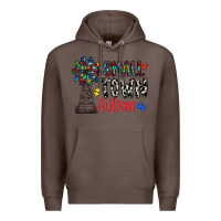 Coffee small town autism Premium Hoodie - CowhideDigitalArt
