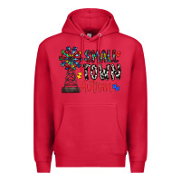 Cardinal small town autism Premium Hoodie - CowhideDigitalArt