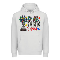 Dove Grey small town autism Premium Hoodie - CowhideDigitalArt