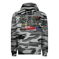 Slate Camo small town autism Premium Hoodie - CowhideDigitalArt