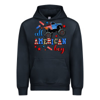 Navy all american boy  monsterr truck Urban Hoodie - AdoDesignShop